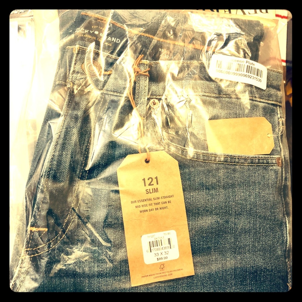 Lucky Brand Jeans | Slim 121 | 33W 32L | NWT $49